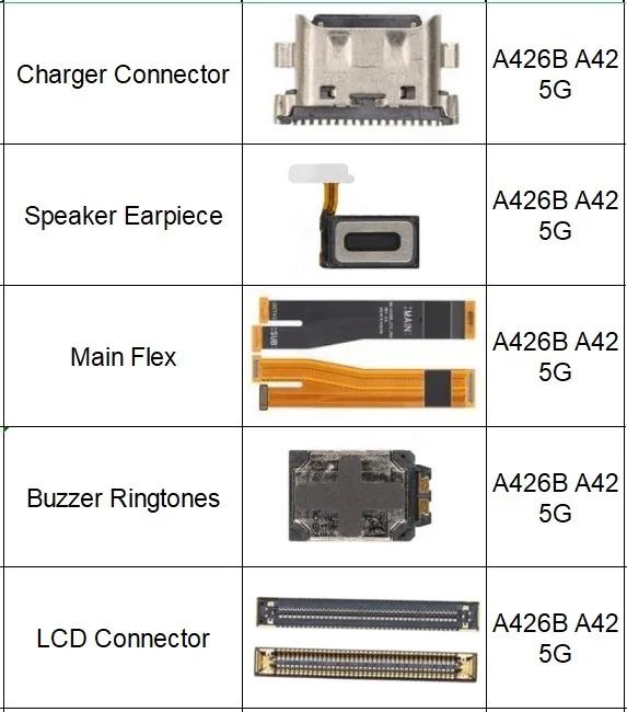  Ｚ A42 5G A426 A426B USB , LCD FPC Ŀ Ʈ Ŀ ̾ǽ  ÷  Ҹ, 10 